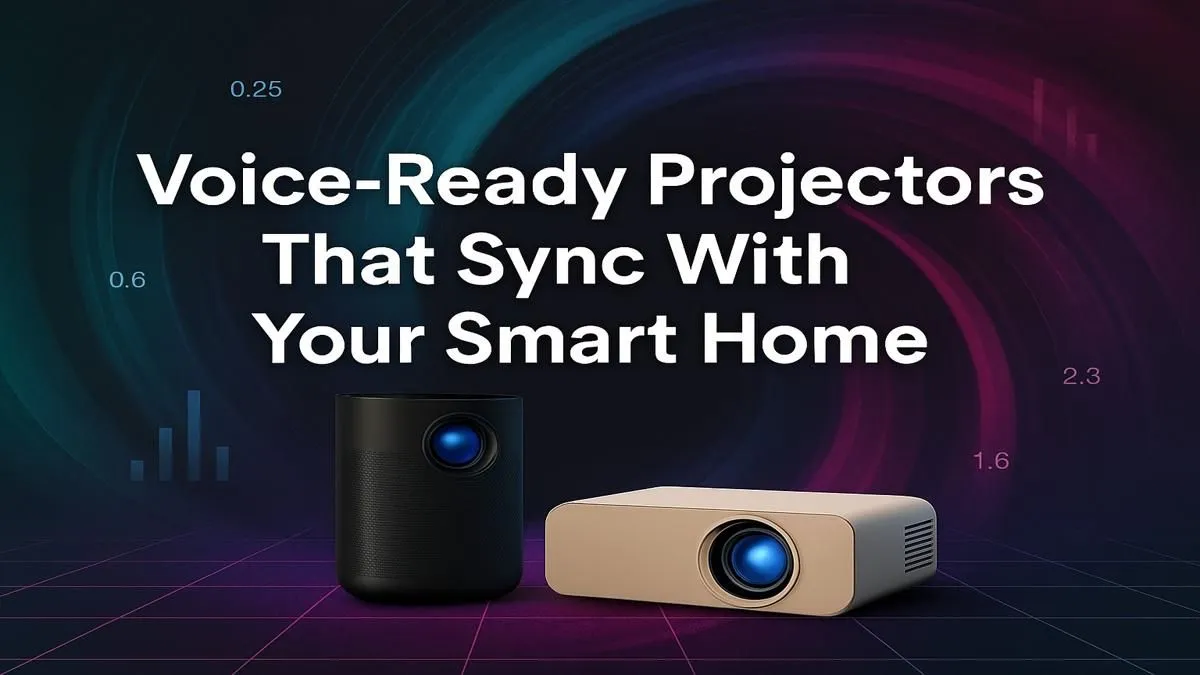 Sleek Voice-Activated Projectors for Smarter Homes
