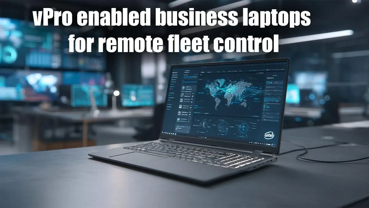 Remote Fleet Control with vPro Laptops