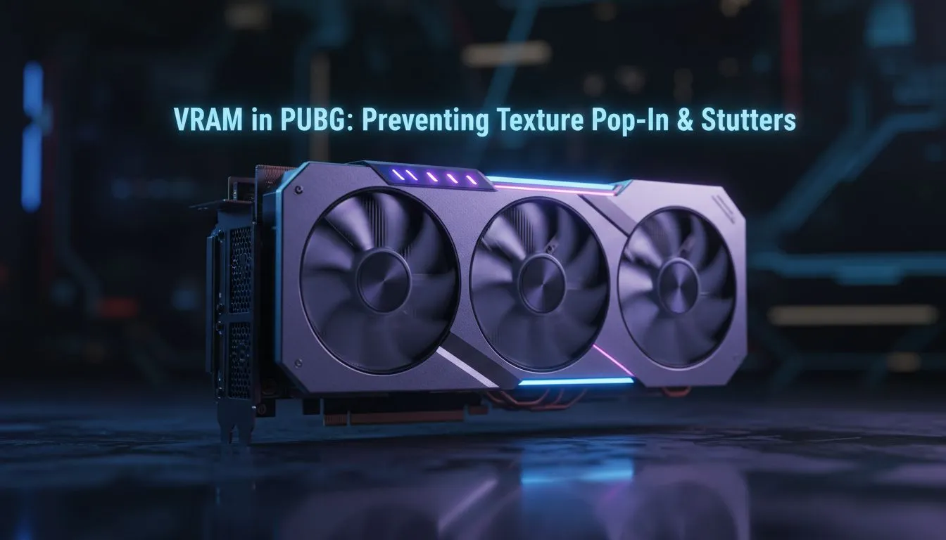Prevent PUBG texture pop-in & stutters