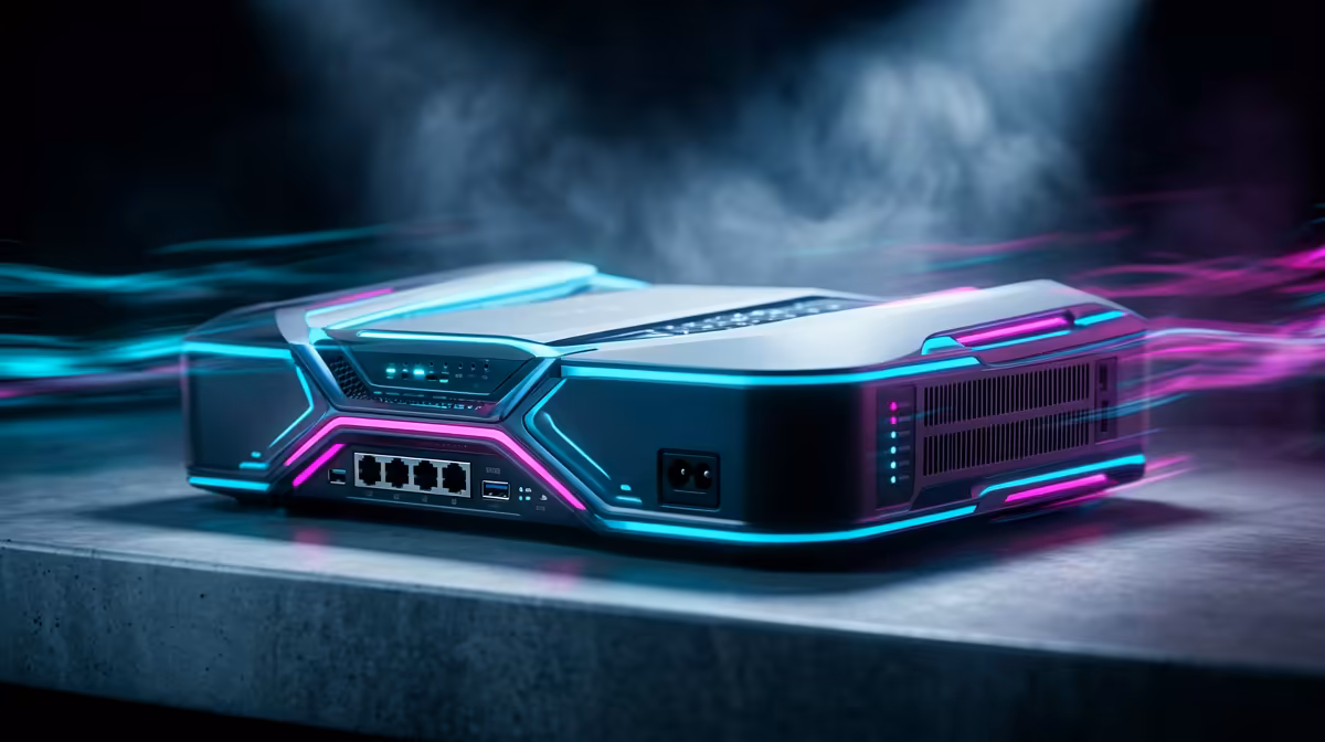 Polokwane 200 Mbps fibre gaming setup