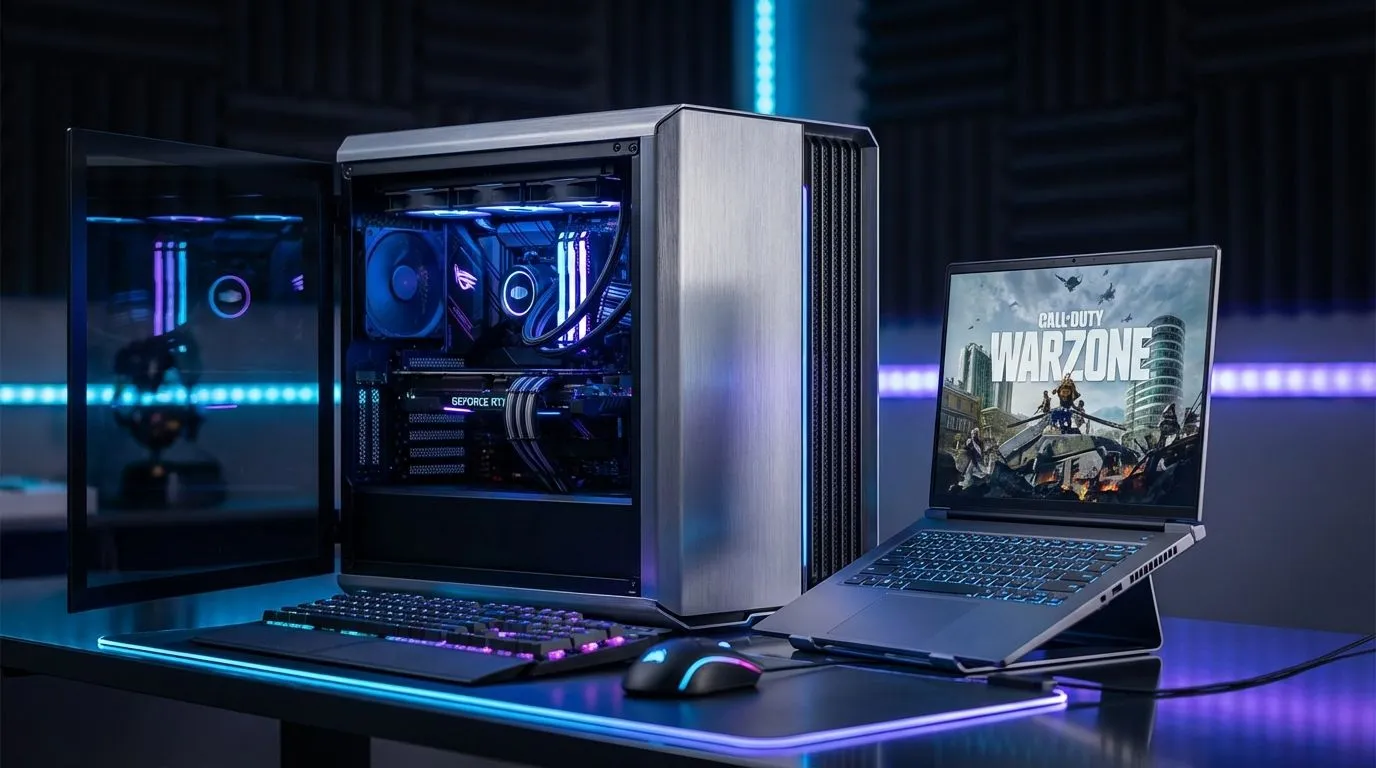 Gaming Laptop vs Desktop for Warzone