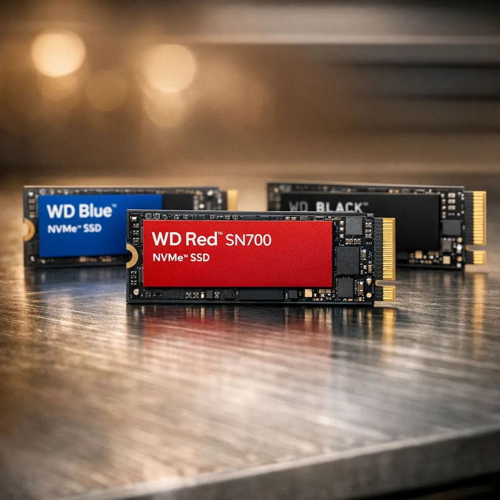 Red SN700 vs Blue vs Black SSDs