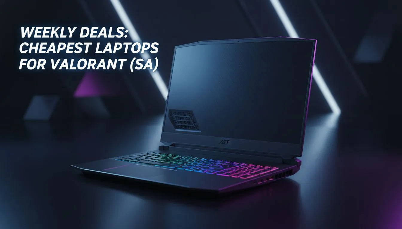 Weekly Cheapest Laptops for Valorant (SA)