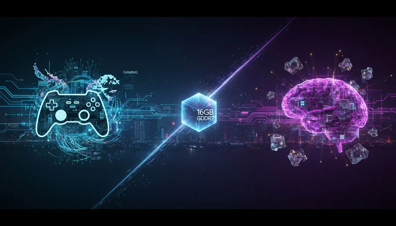 16GB GDDR7 Benefits for Gaming and Creative Workloads