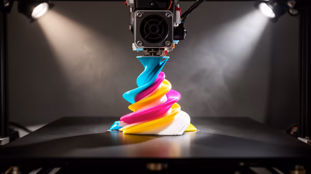 4-Colour 3D Printing Actually Means: material settings