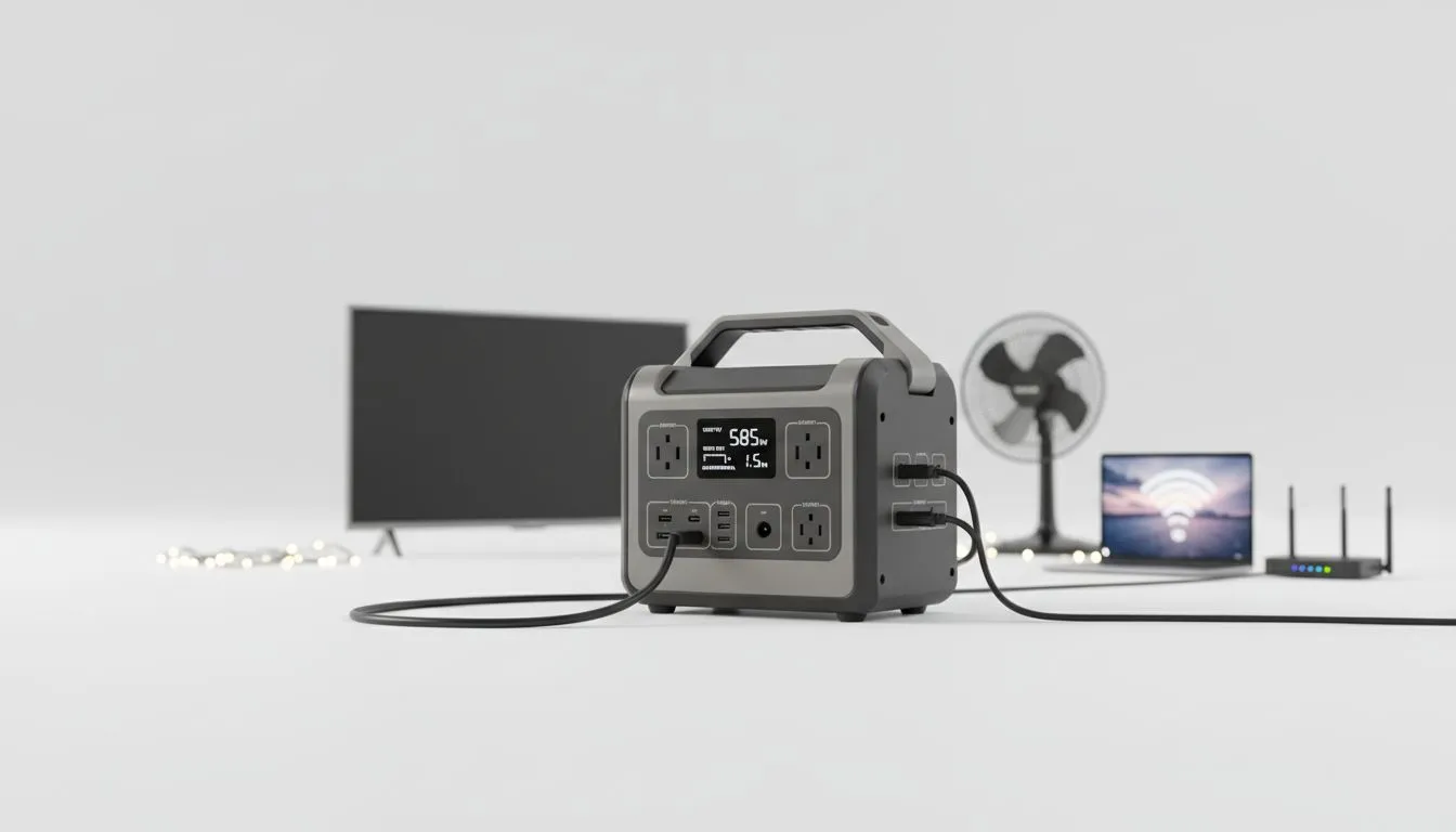 What a 600W Power Station Runs