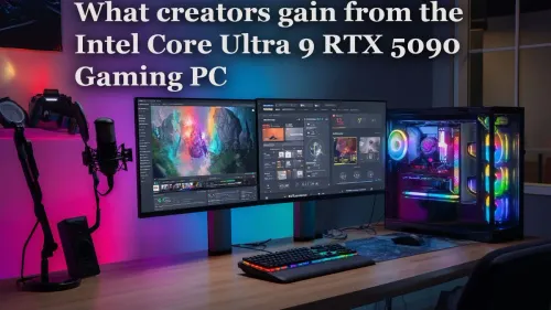 Intel Core Ultra 9 RTX 5090 Boosts Creator Performance