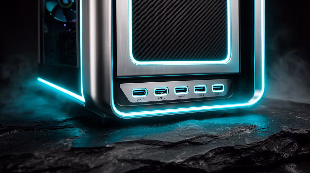 What Do Six 20Gbps USB-C Ports Add to a Premium Gaming Case