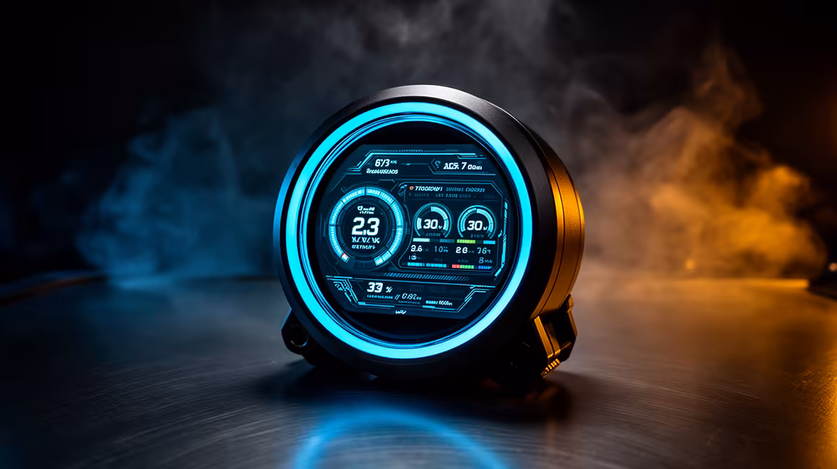 What Does a 2.3-Inch LCD Display on an AIO Liquid Cooler