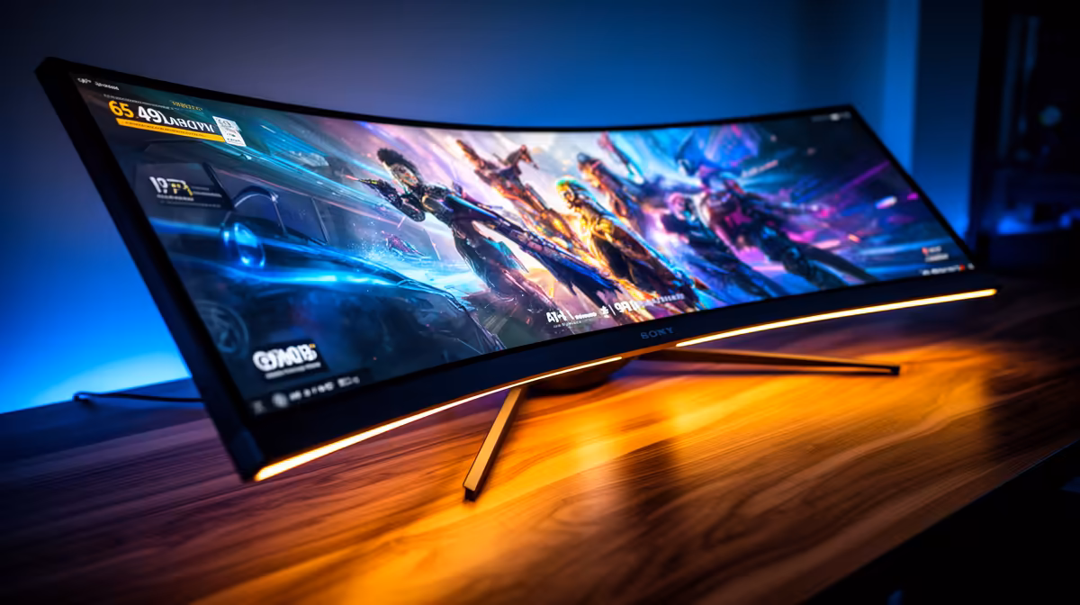 What features should a high-end gaming: panel, ports and