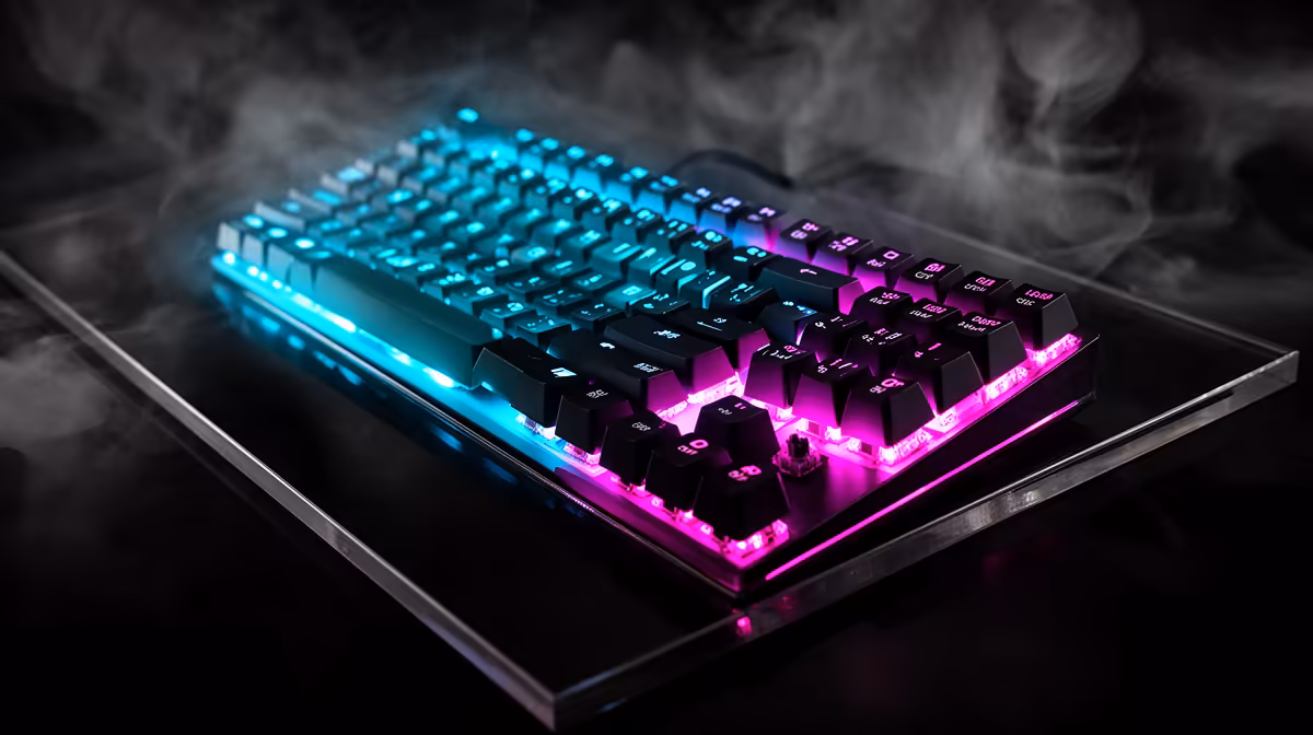 a Mecha-Membrane Gaming Keyboard Best: ports, fit and