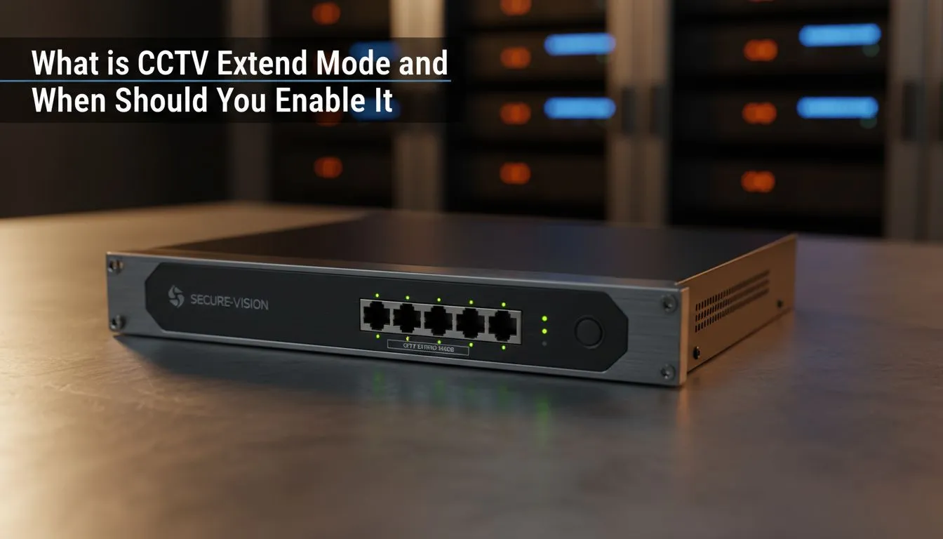 When to Use CCTV Extend Mode
