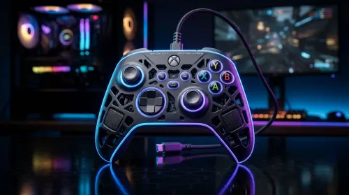 Lightest Wired Gaming Controller for Xbox Series X|S and PC