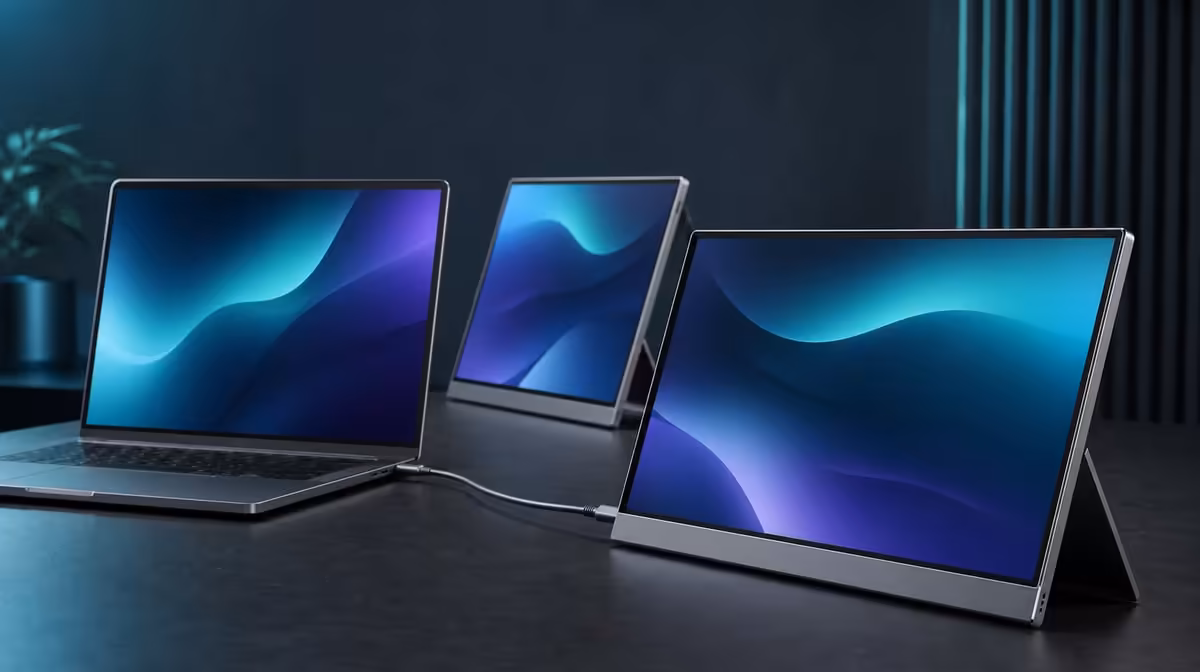 Confirm the laptop, travel fit and two-screen workflow