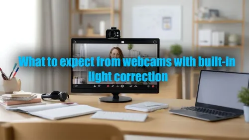 Webcams With Built-In Light Correction