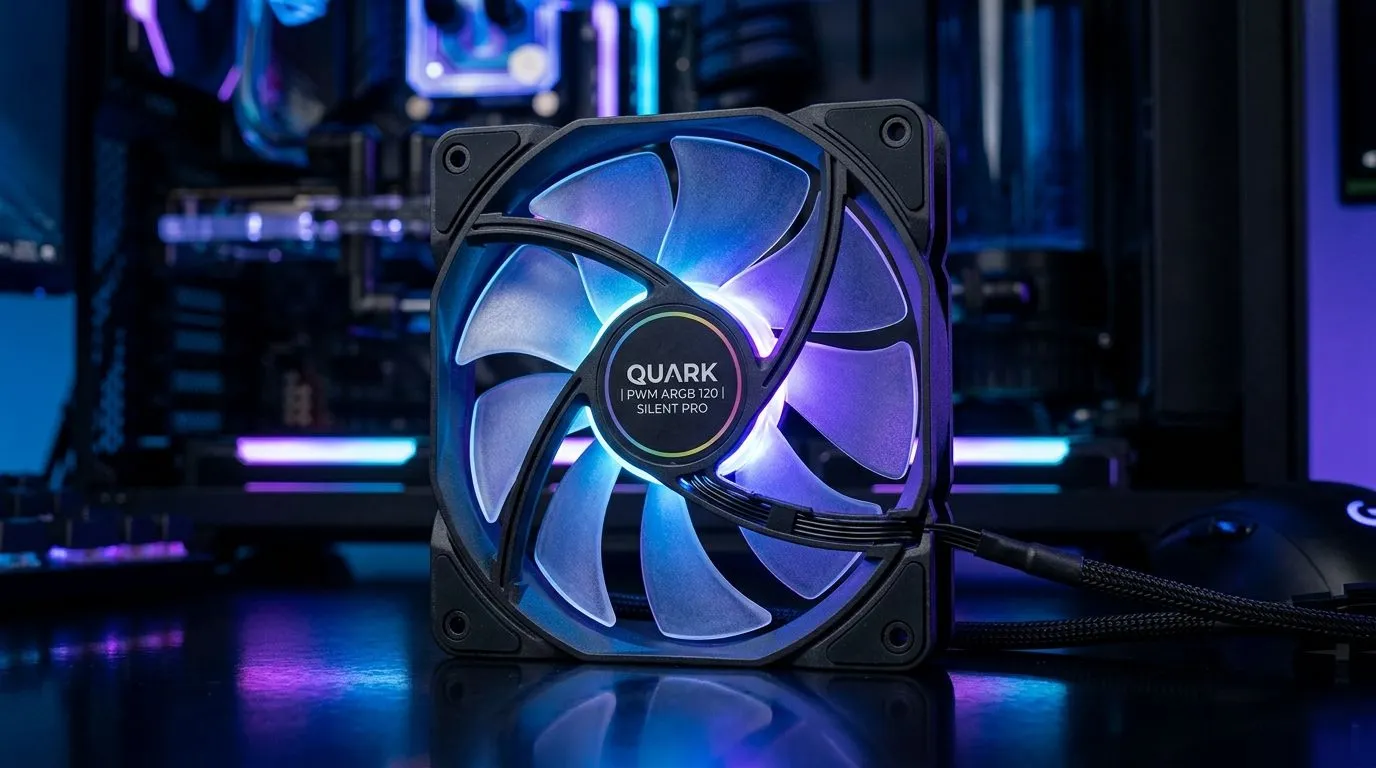 Choose a quieter 120mm PWM ARGB fan