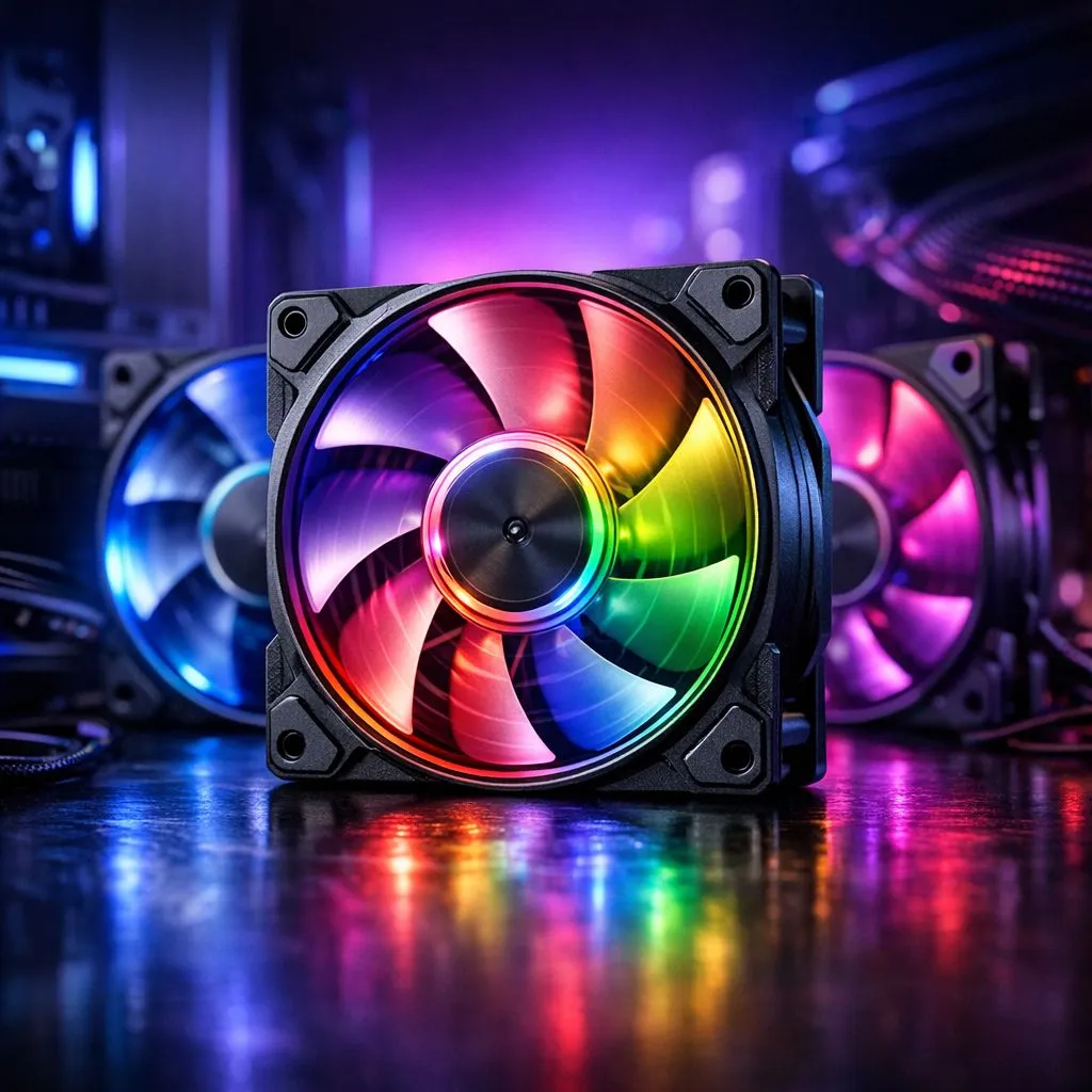 Choose case fans for gaming PC