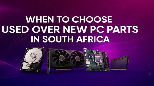 Used PC Parts South Africa: When to Choose Used Over New