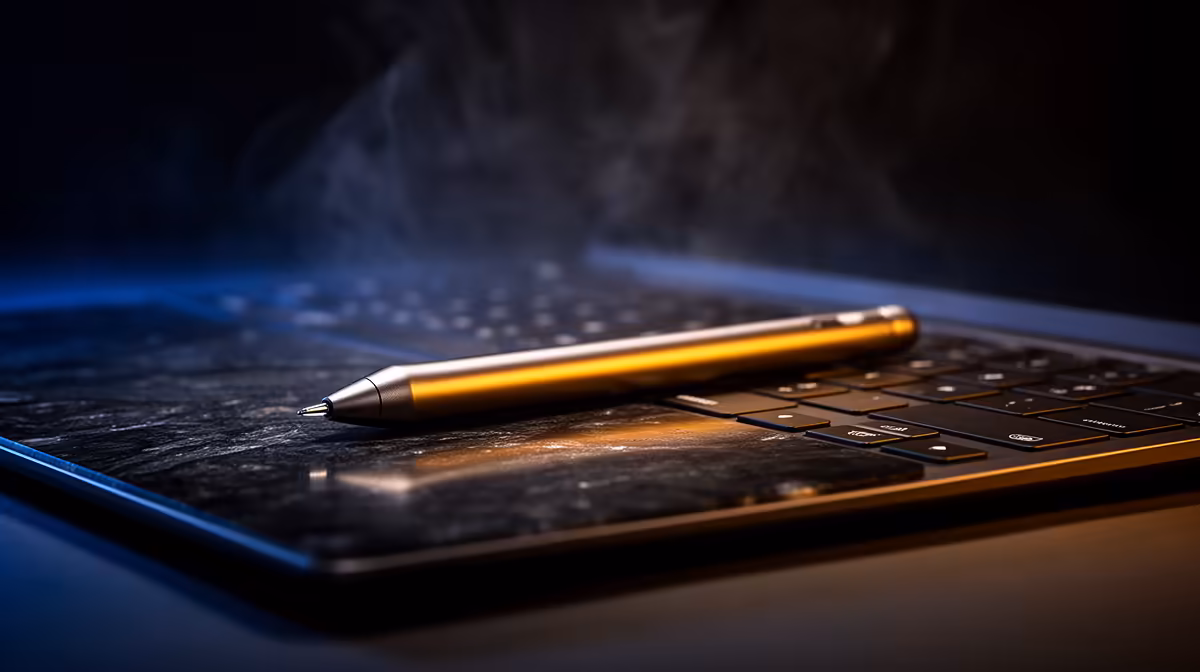 4096 Pressure Stylus in ZAR Laptop Setup