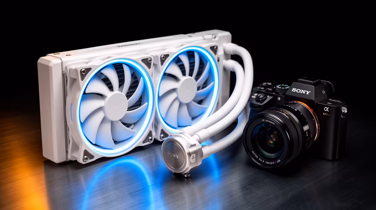Where a White 360mm Liquid Cooler Fits in a High-End