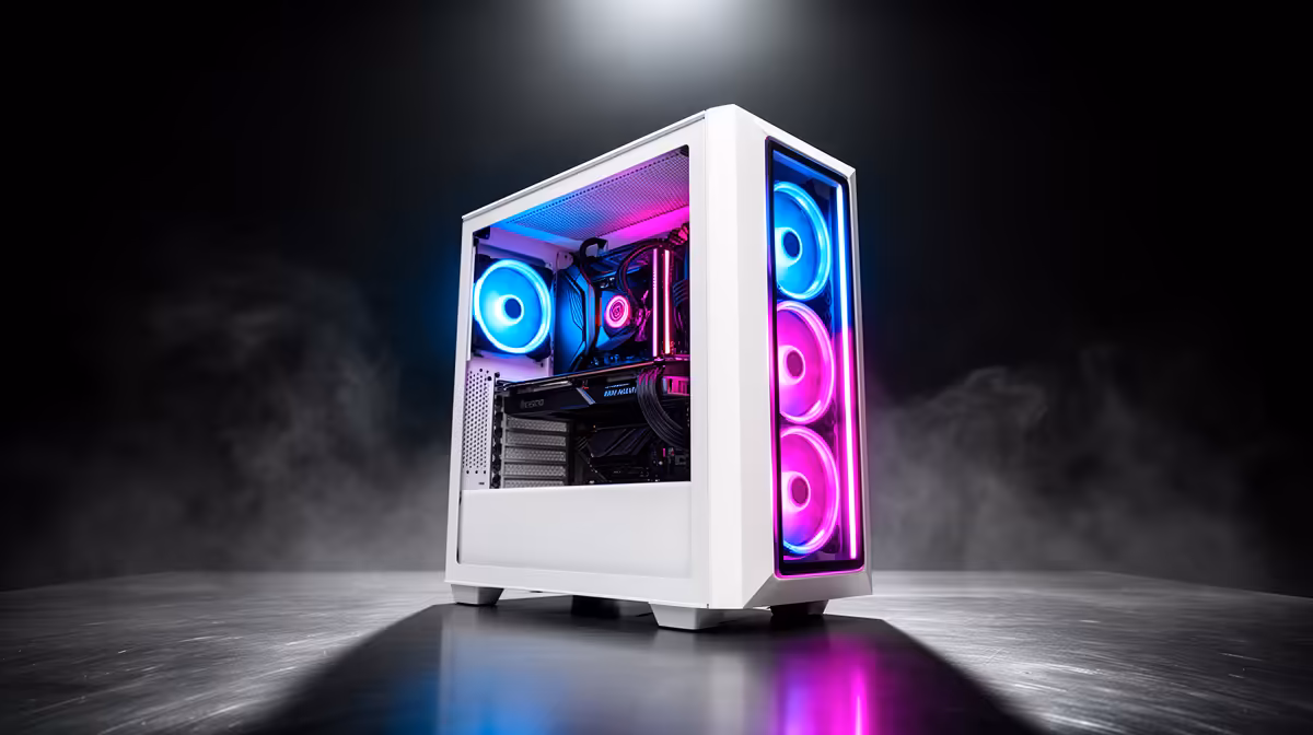 Where a White Showcase Gaming Case Fits in a ZAR-Based PC