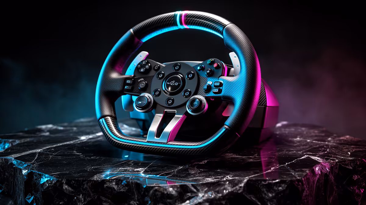 Where Benoni gamers buy a racing wheel that's buying signals
