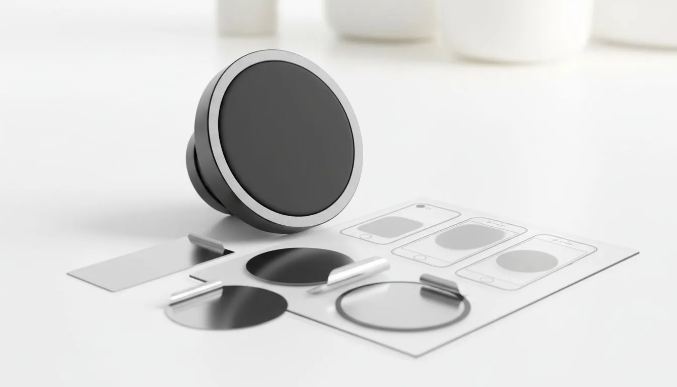 Best metal plate placement for magnetic mounts