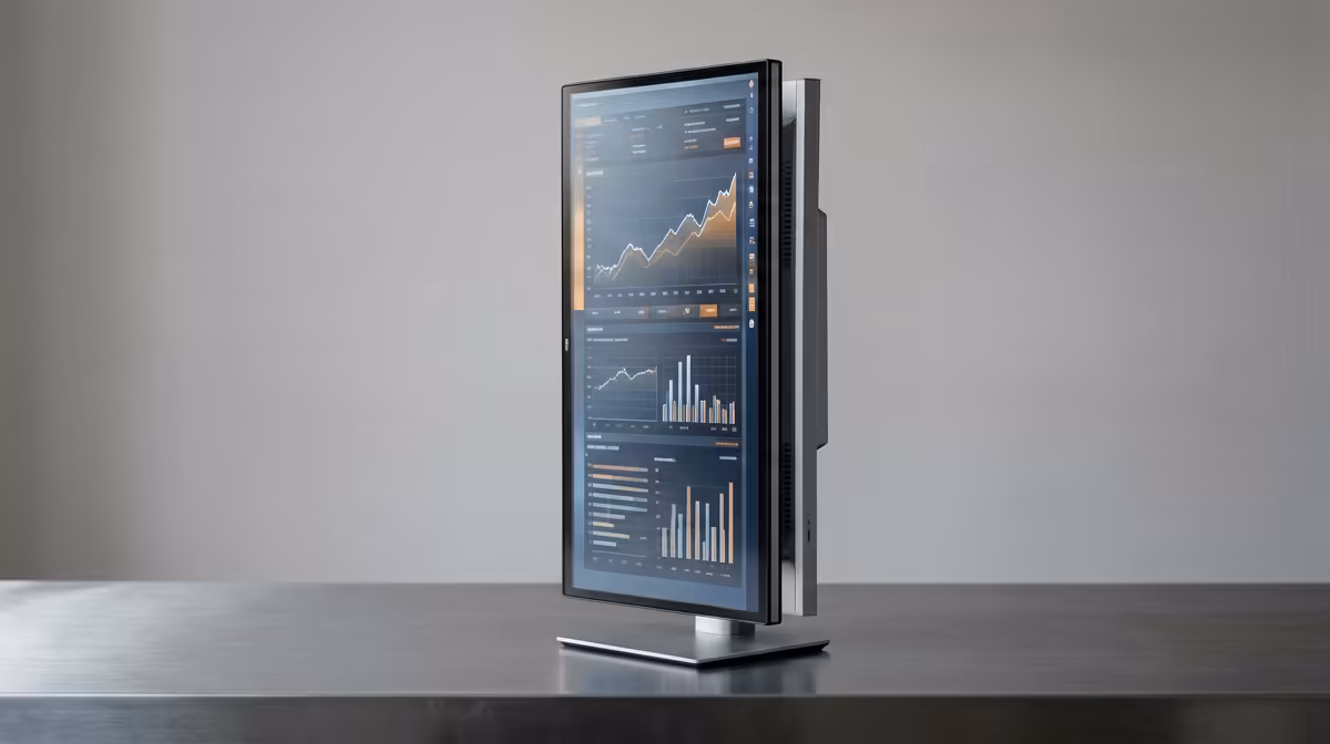 Vertical Monitor Can You Get for Day Trading on Multiple