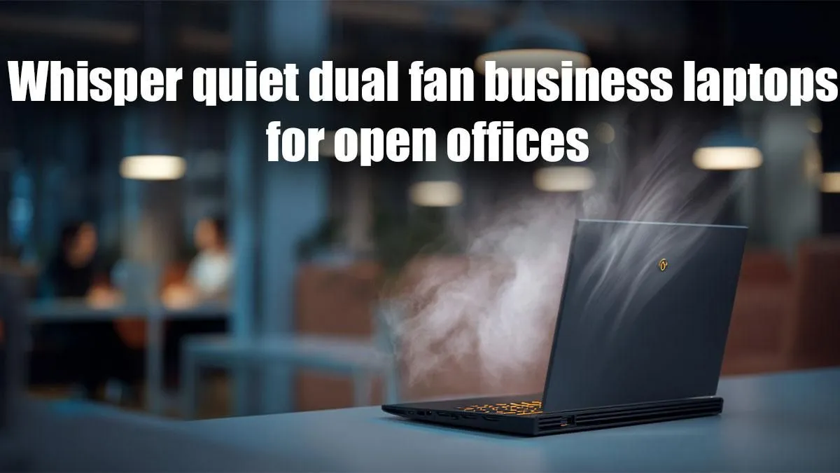 Top Silent Dual Fan Laptops for Office Work