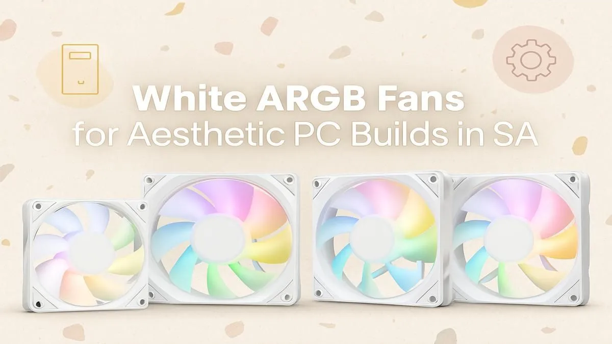 Aesthetic White ARGB Fans