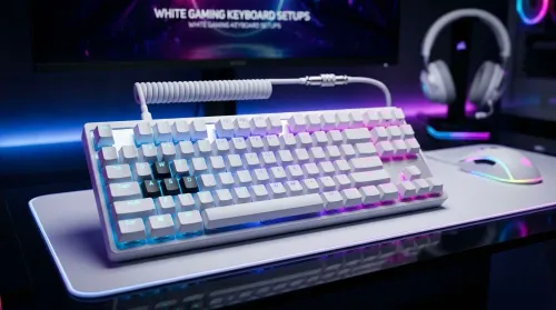 Keyboard White Color Build a white keyboard setup that stays clean