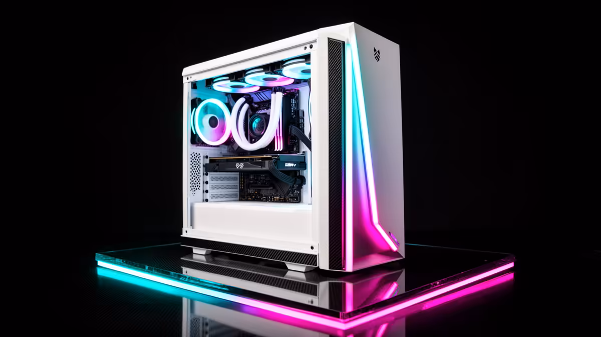 White Gaming PC Builds in SA: When a White PSU Is Worth