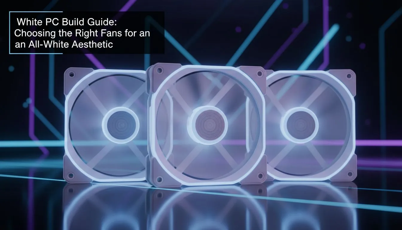 Choosing white fans for a clean PC look