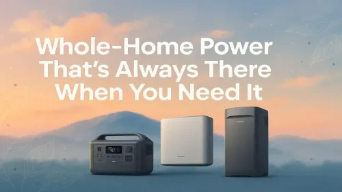 Continuous Whole-Home Power Solutions for Unmatched Reliability