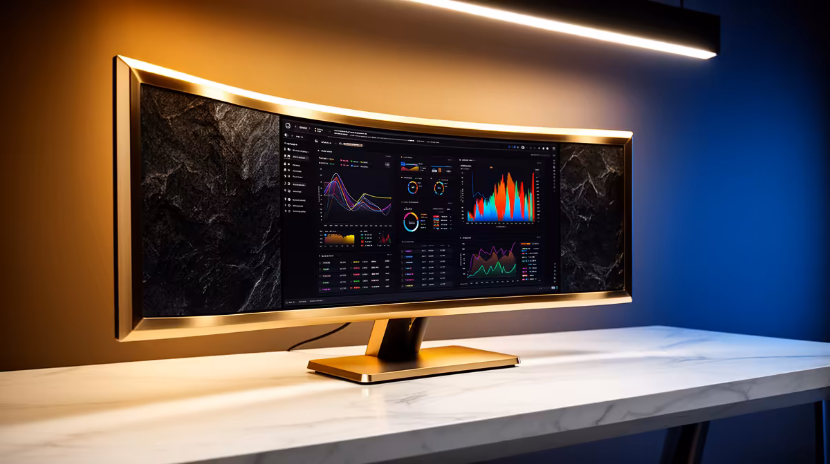31.5-inch OLED for focused desk work
