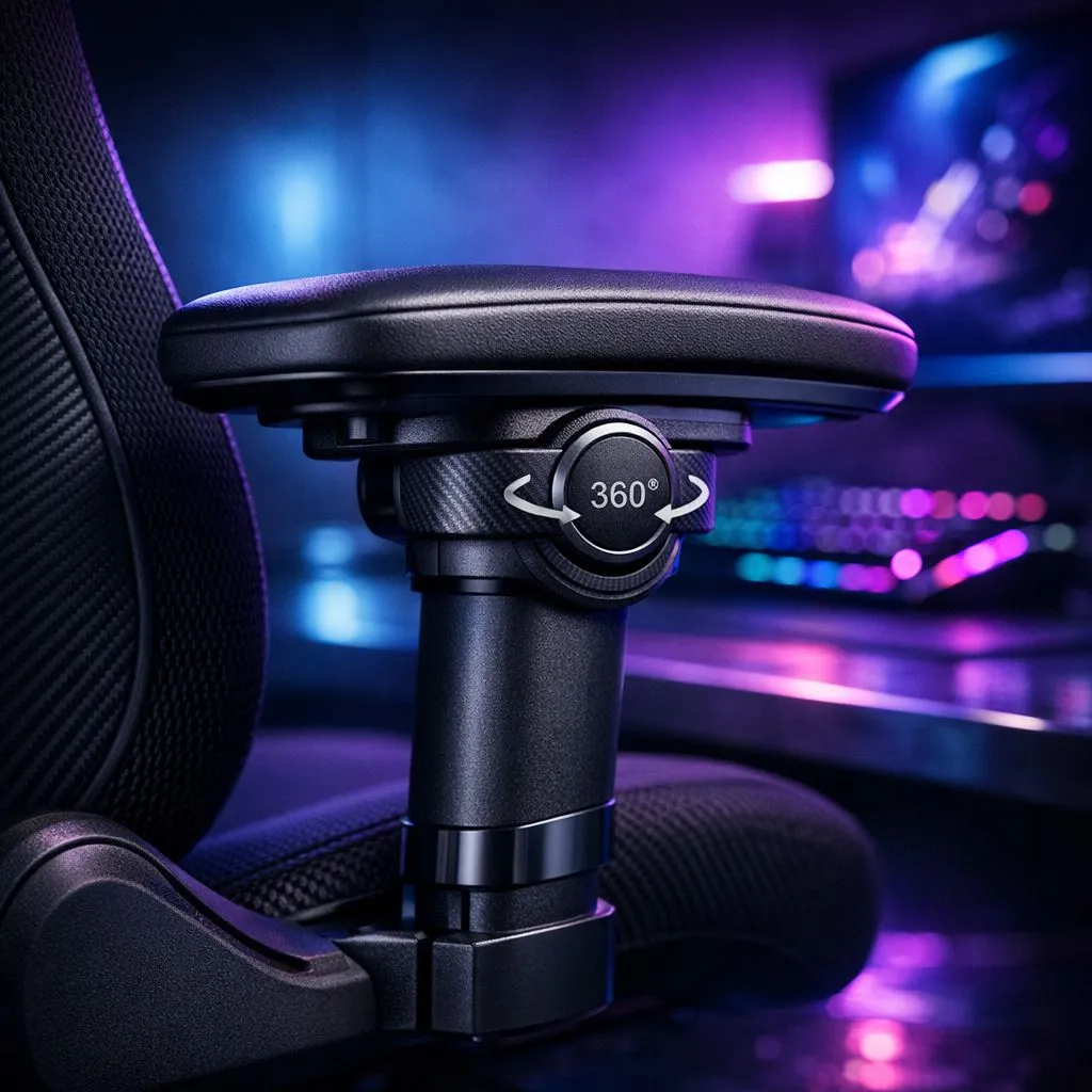 360-degree Armrests for Better Posture