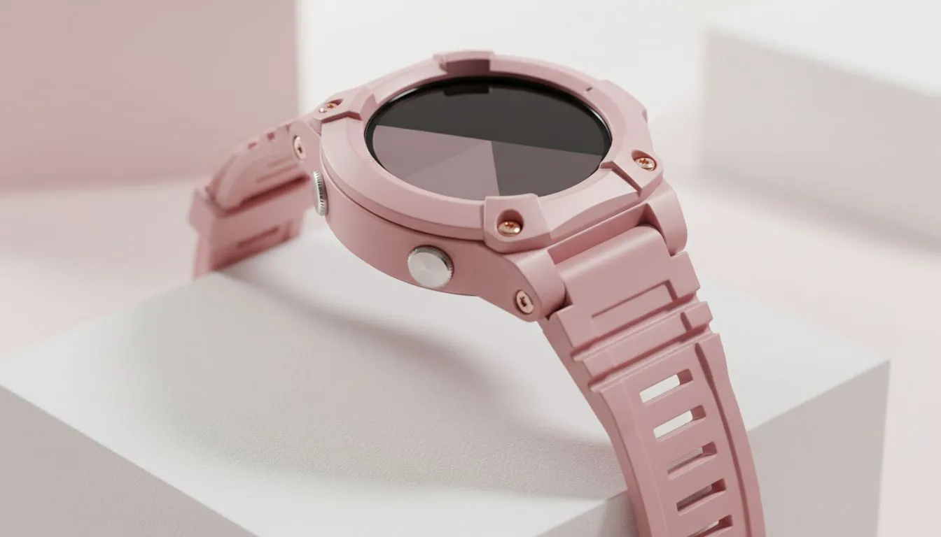 Stylish Pink Rugged Smartwatch Guide