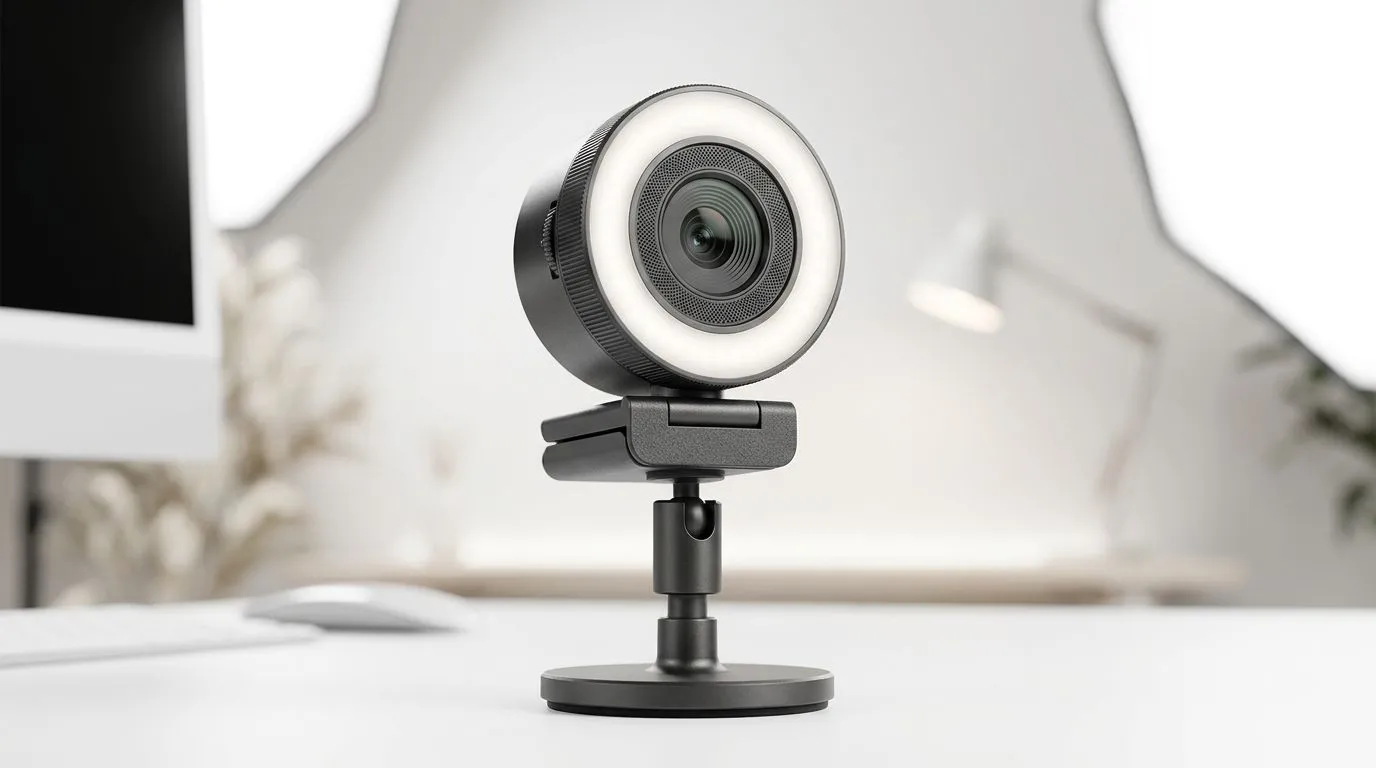 Built-In Ring Light Webcams Explained