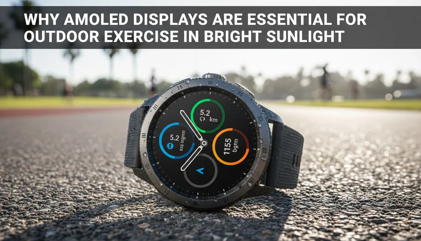 AMOLED Sunlight Visibility for Exercise