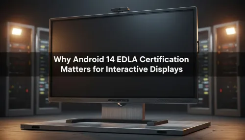 Android 14 EDLA certification for interactive displays