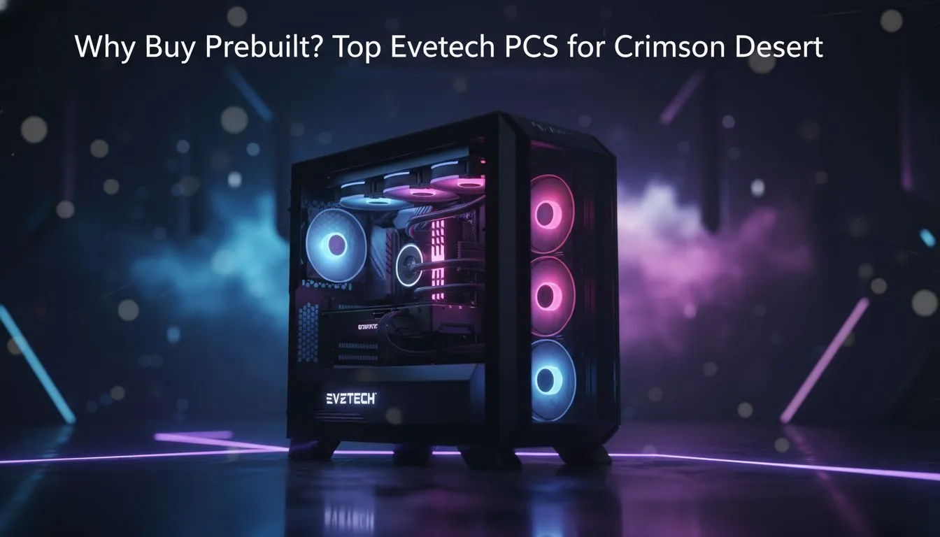 Top Evetech Prebuilt PCs for Crimson Desert