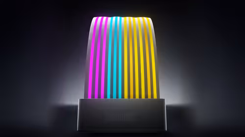 Why do two ARGB accessories show different colours with the same software setting?
