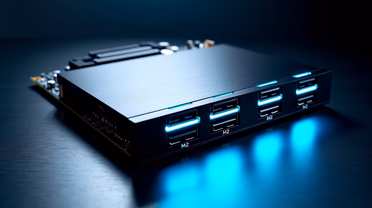 Why Four M.2 Slots Matter on an X870 Motherboard