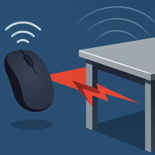 Why Metal Desks Kill Wireless Mouse Performance (And 5 Fixes That Work)