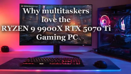 Why Multitaskers Love RYZEN 9 RTX 5070 Ti Gaming PC