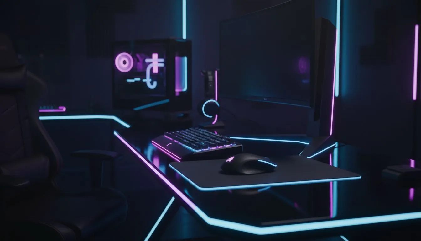 Why Neon Diffusion Tops Gaming Desk Design