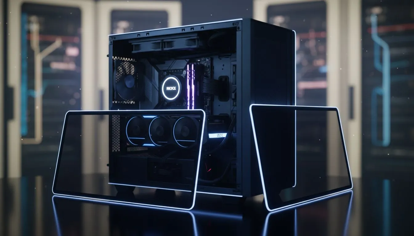 Easier Builds with Removable Glass