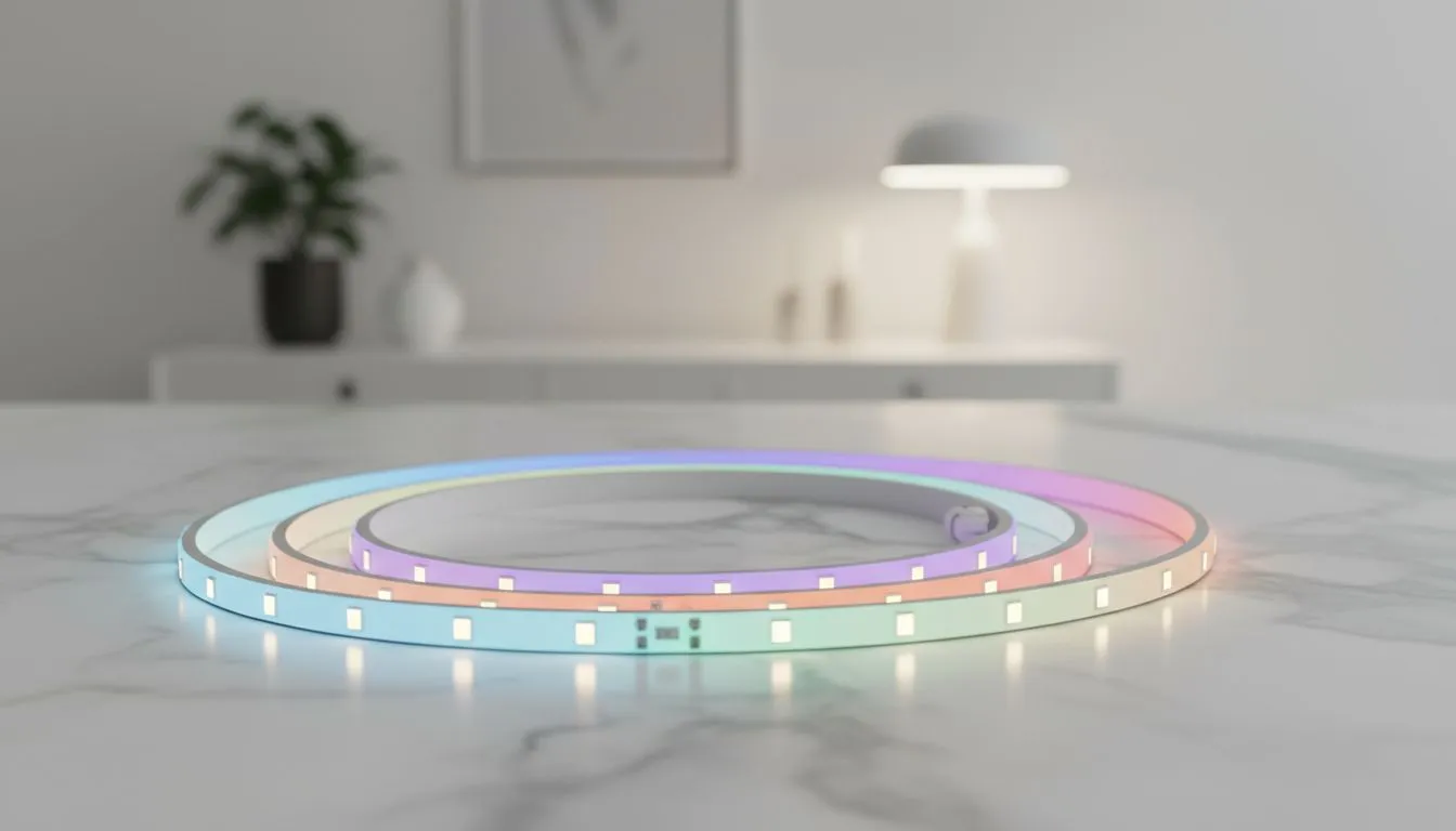 Why RGBICW LED strips excel at home lighting