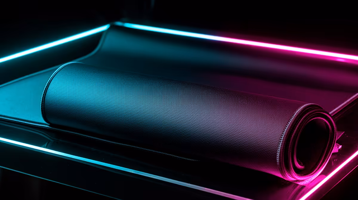 Rollable Warp-Resistant Mousepads: surface and base grip