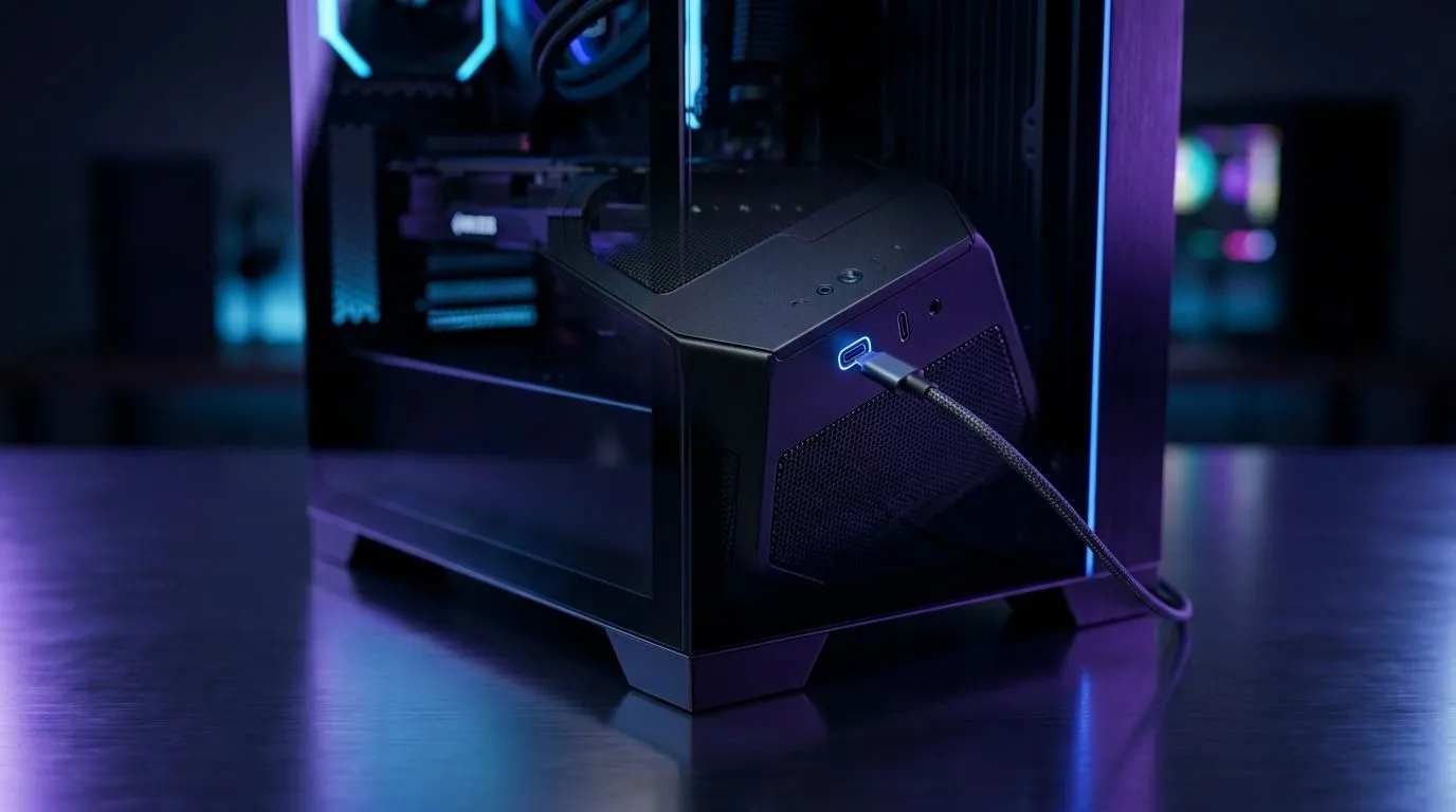 Why front USB-C boosts your desk setup